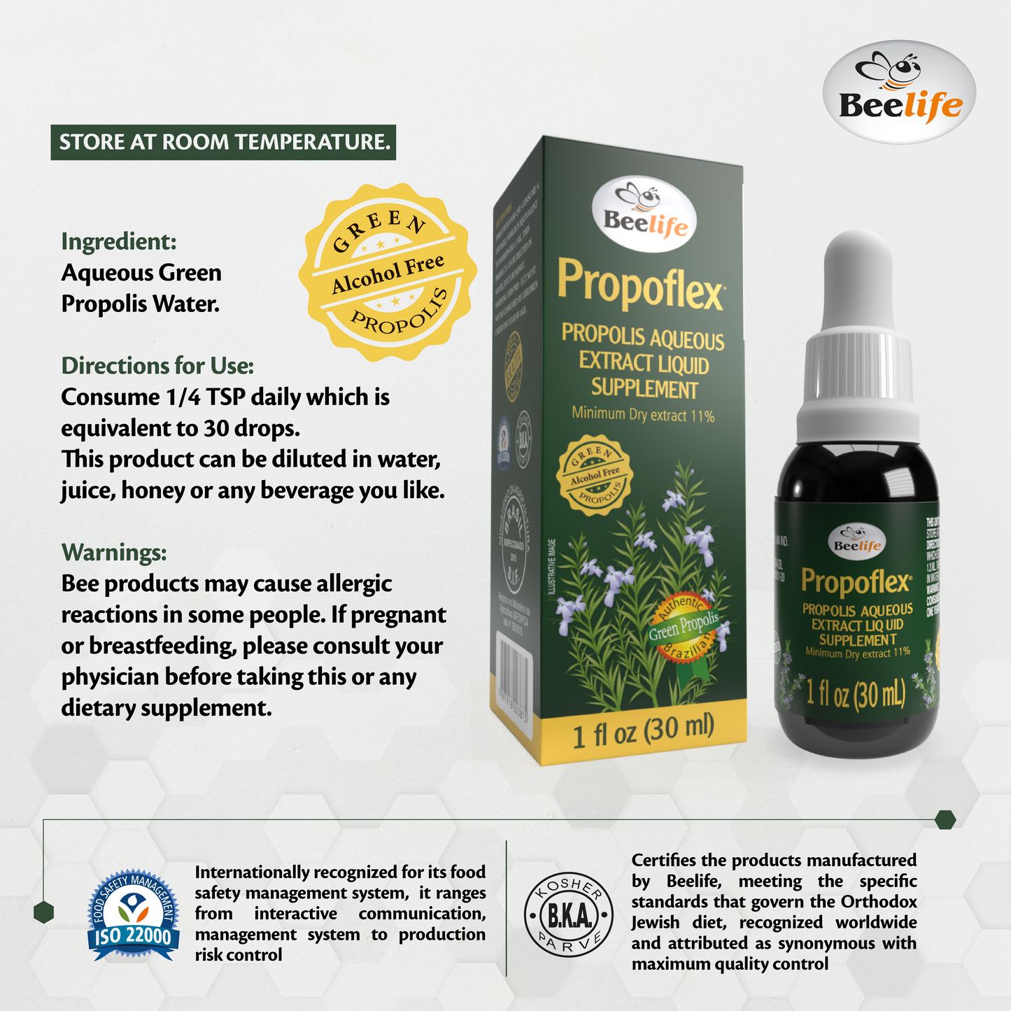 Beelife Green Propolis Aquaeous Extract 30ml